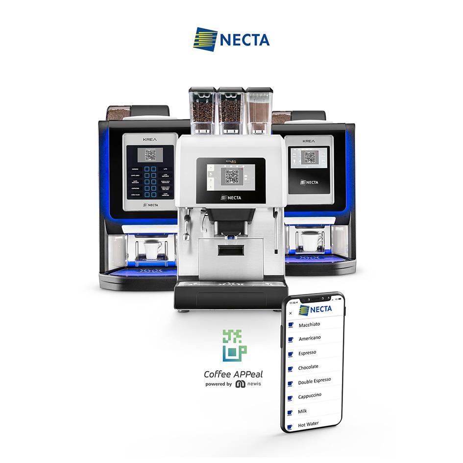 With Necta, the pleasure of coffee is 